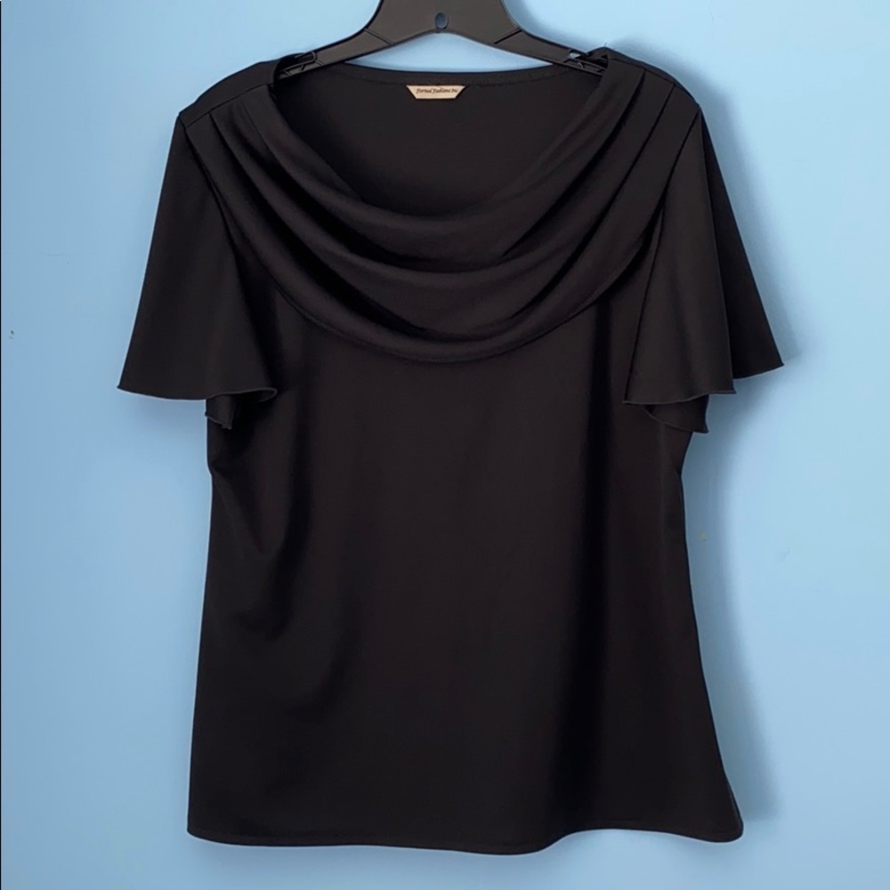 Formal Fashions Black Blouse